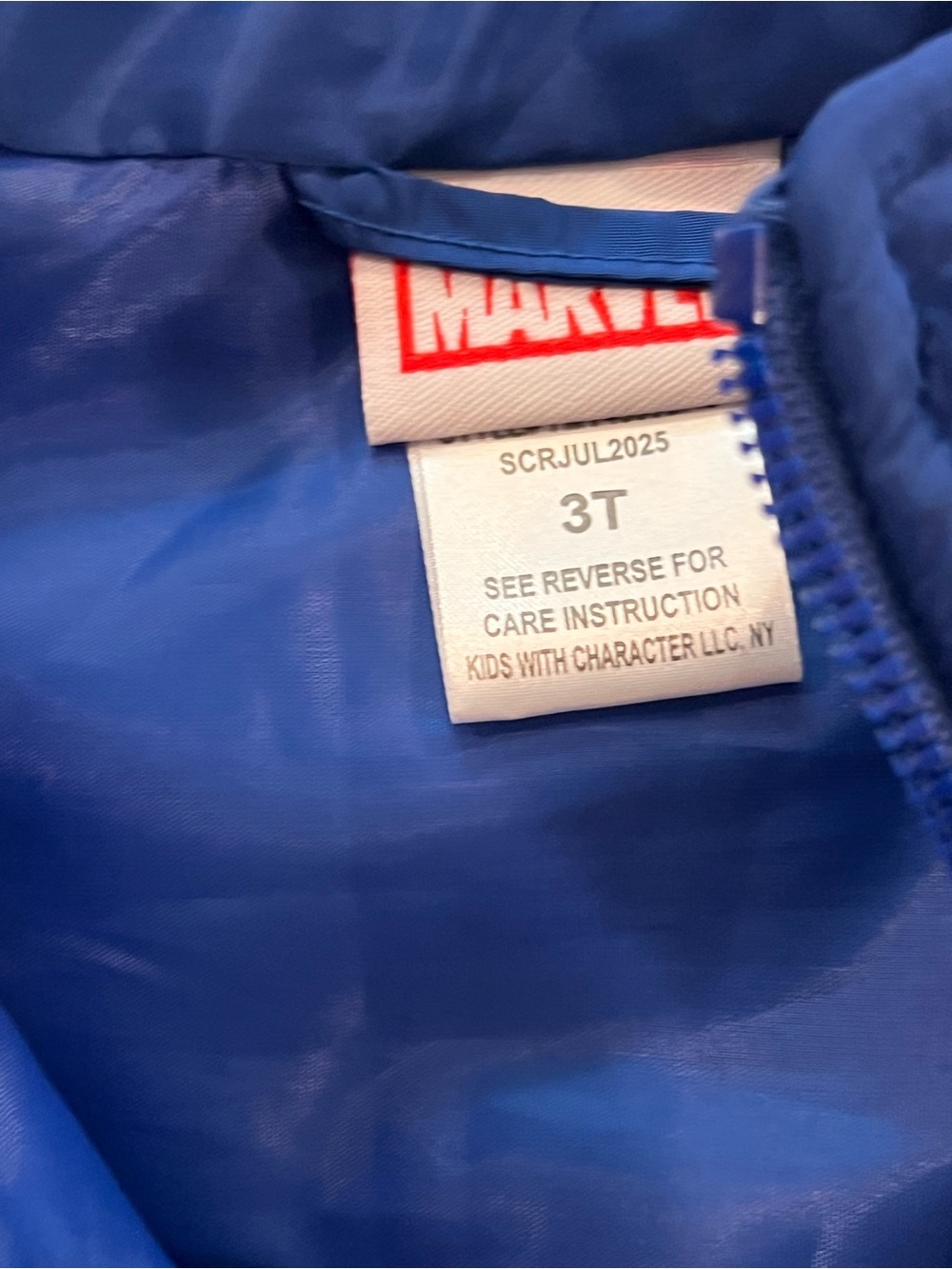 Marvel Boy's Gray Spider-Man Hoodie with Blue Puffer Vest and SpiderMan Shirt 3T - Picture 8 of 9